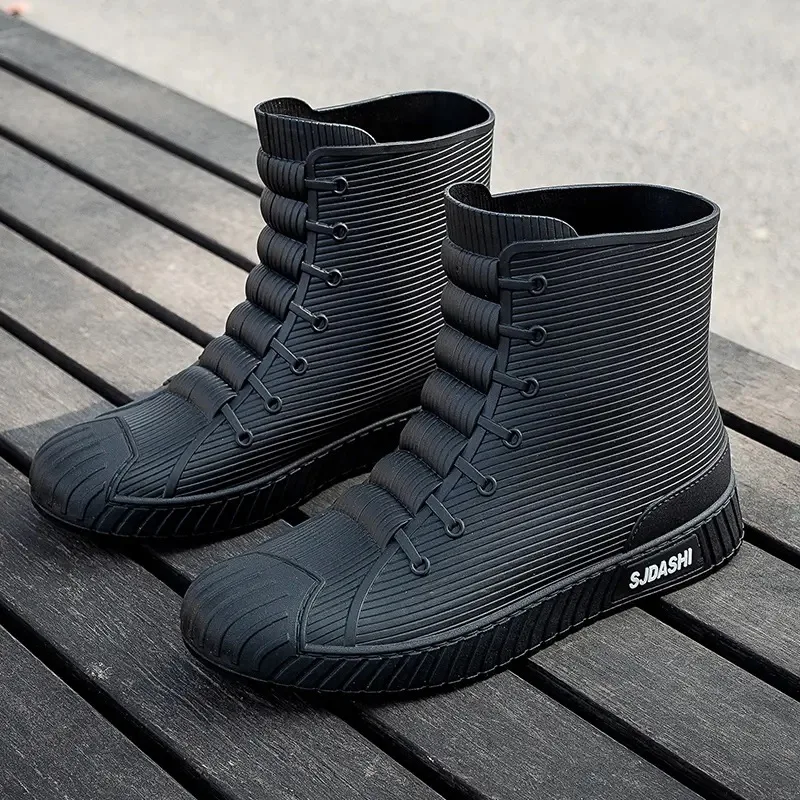 Women'S Fashion Gumboots - Ботинки Резиновые Нескользящие для мужчин и