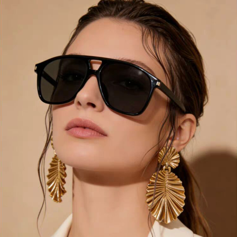 Women'S Fashion Week Paris - Роскошные женские солнцезащитные очки-авиаторы с большой