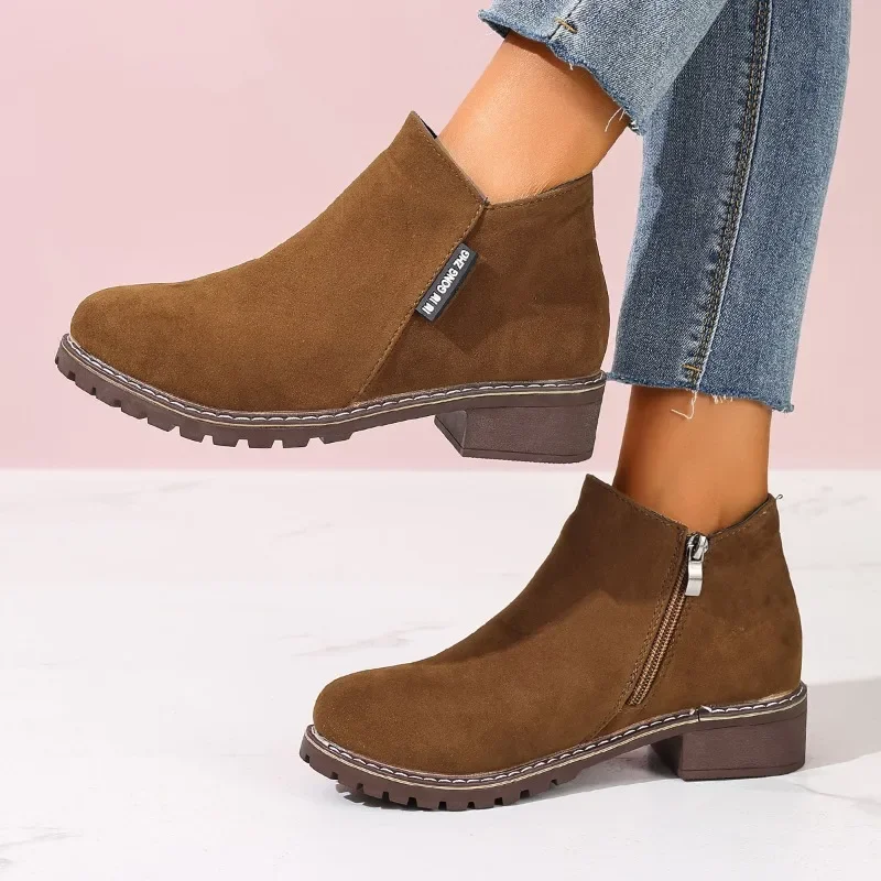 Sale Fashion Women - Женские осенне-зимние ботильоны на платформе с