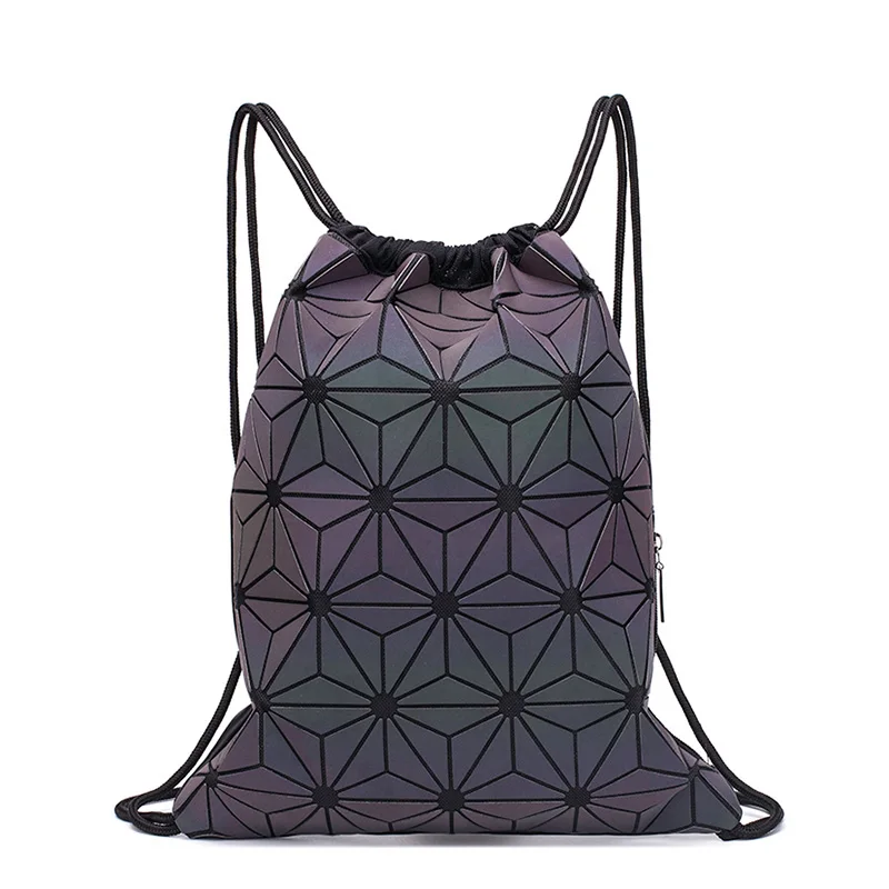 Women'S Fashion Backpack - Новые женские рюкзаки на шнурке, голографический