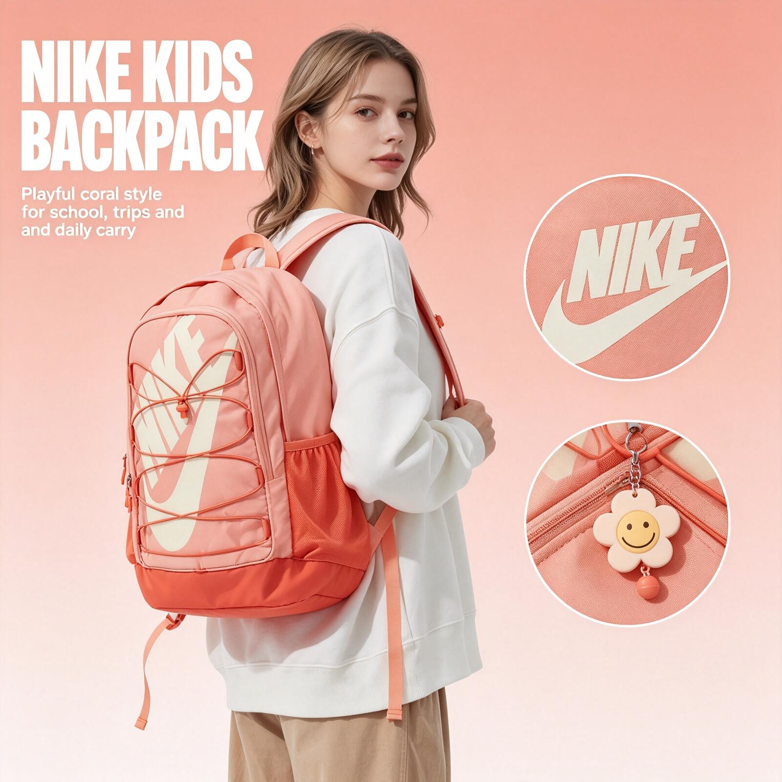 Women'S Fashion Backpack - Nike для мужчин и женщин, спортивная