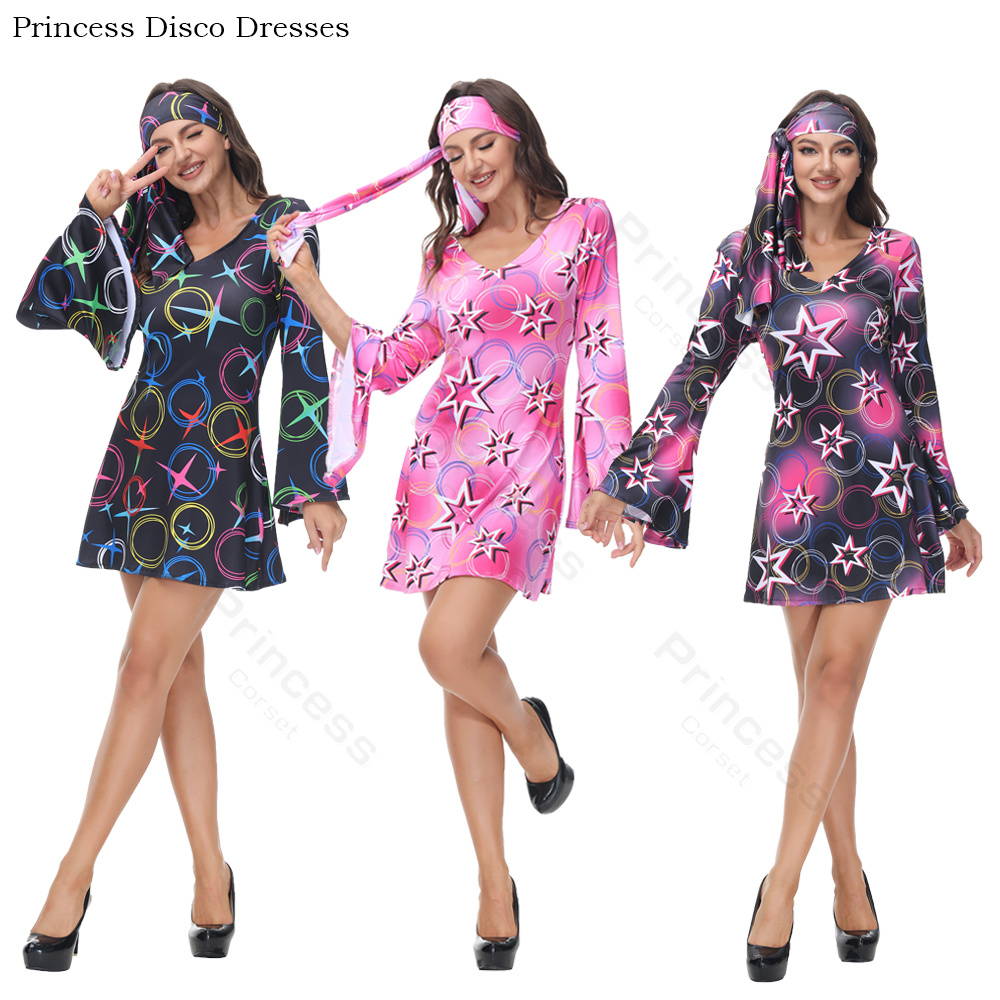 Women'S Fashion From The 70S - Женский костюм для Хэллоуина 70-х годов,