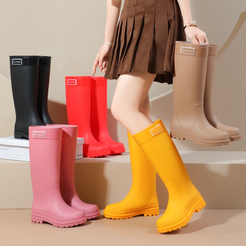 Women'S Fashion Gumboots - Женские сапоги из ПВХ, модные непромокаемые