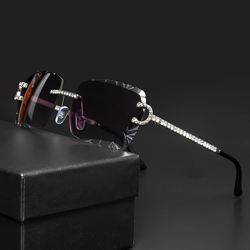 Women'S Fashion Reading Glasses - Модные квадратные солнцезащитные очки без оправы,