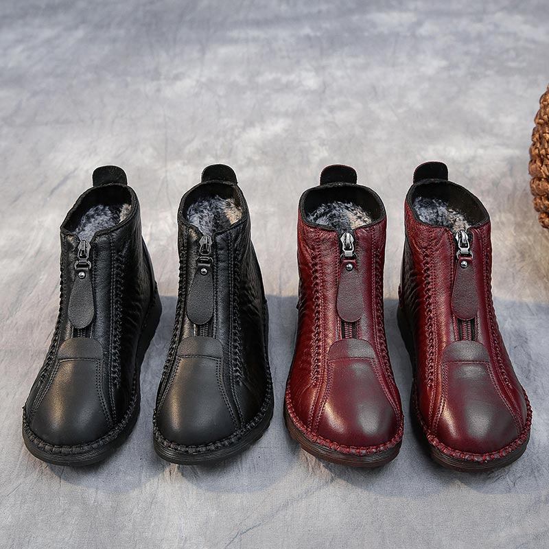 Women'S Fashion Gumboots - Кроссовки женские высокие из искусственной кожи,