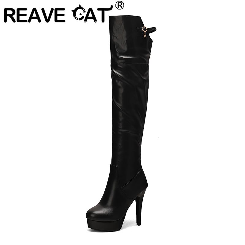 Women Fashion Over 50 - REAVE CAT 2025 Сексуальные сапоги до