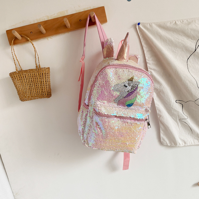 Рюкзак с пайетками в виде един – обзор и цена Women'S Fashion Backpack