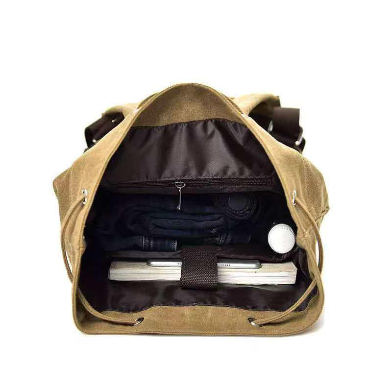 2026 Холщовый рюкзак с двойным – обзор и цена Women'S Fashion Backpack