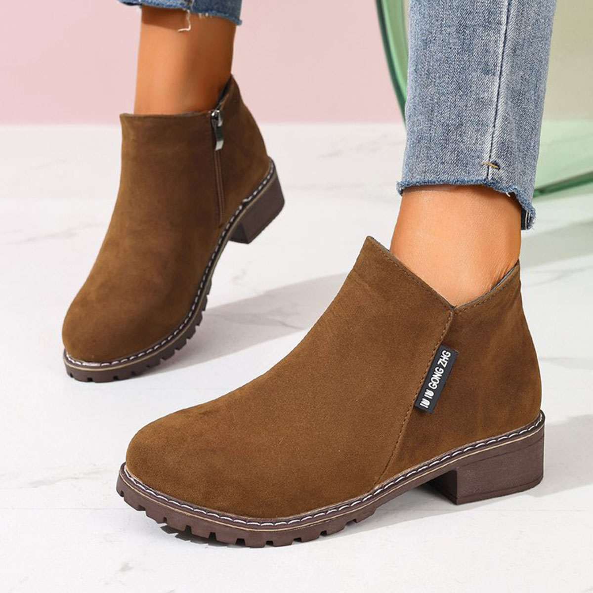 Женские осенне-зимние ботильон – обзор и цена Sale Fashion Women