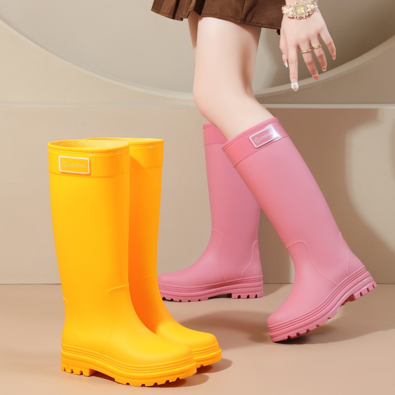 Женские сапоги из ПВХ, модные  – обзор и цена Women'S Fashion Gumboots