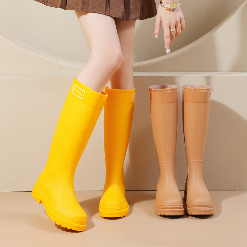 Женские сапоги из ПВХ, модные  – обзор и цена Women'S Fashion Gumboots