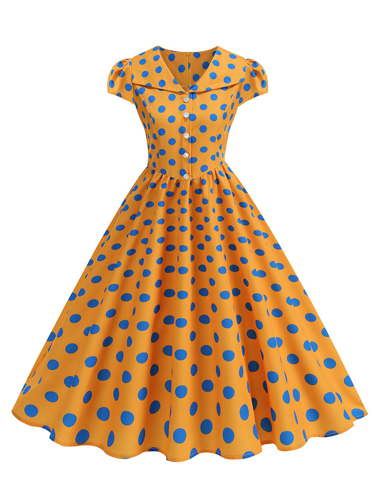 Женское летнее платье в гороше – обзор и цена Women'S Fashion Of The 50S