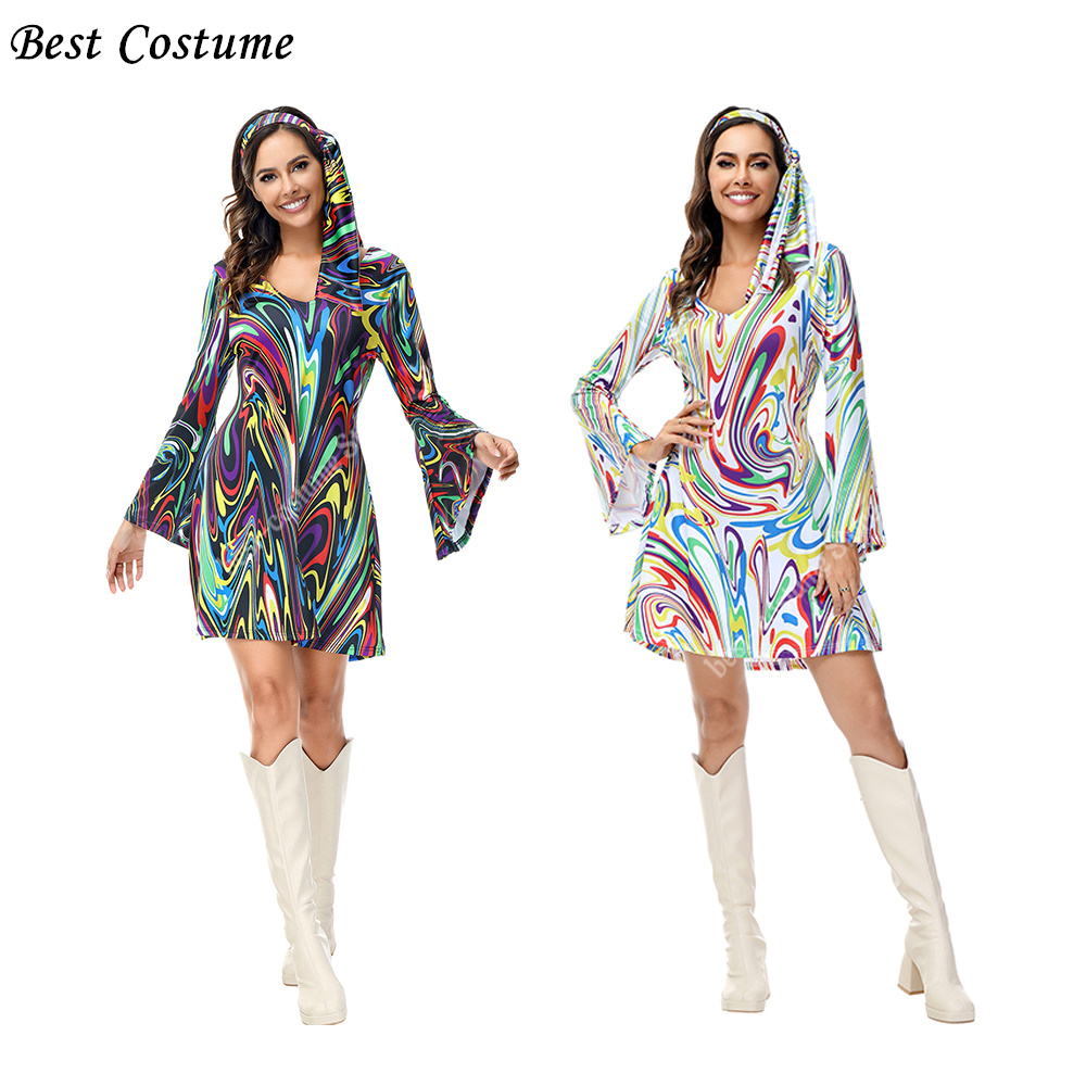Женское разноцветное платье с  – обзор и цена Women'S Fashion From The 70S