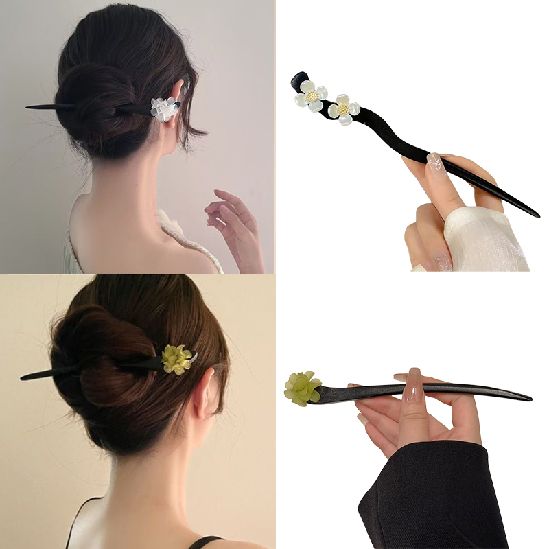 Винтажные деревянные палочки д – обзор и цена Women Fashion Hair Style