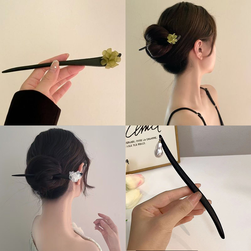 Винтажные деревянные палочки д – обзор и цена Women Fashion Hair Style