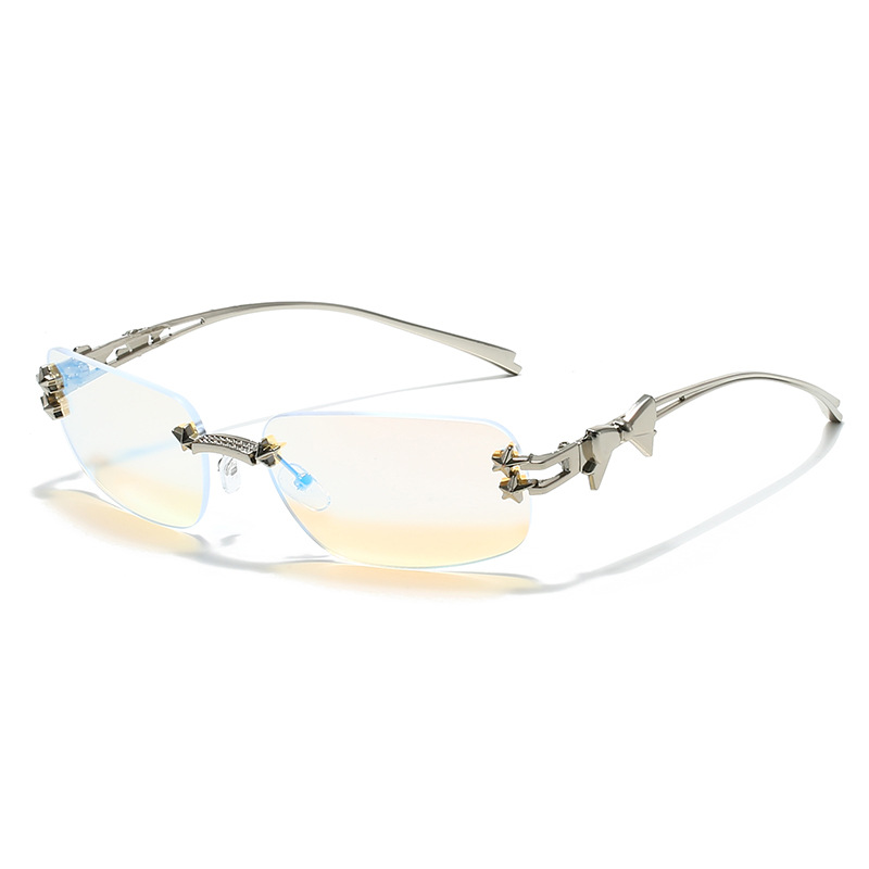 Y2K Новые модные квадратные со – обзор и цена Women'S Fashion Reading Glasses